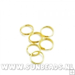 Splitring 8mm (goud)