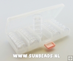Doosje met 5 stackable jars Doosje met 5 stackable jars