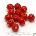 Glaskraal rond (rood)