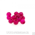 Turquoise kraal rond 3mm (roze)