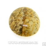 Plaksteen rond 14mm jasper