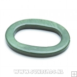 Schelp kraal ovaal open 34mm (paars)