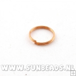 Splitring 8mm (rose-goud)