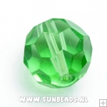 Facet kraal rond 16mm (groen)