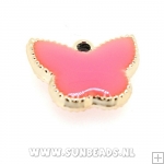 Kunststof hanger vlinder (roze)