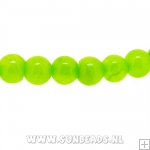 Halfedelsteen rond 4mm (lime)