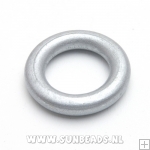 Houten ring 40mm (zilver)