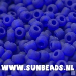 Rocailles 3mm (blauw mat)