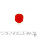 Glaskraal rond 4mm (rood)