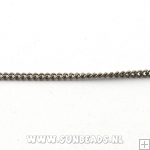 Jasseron 2mm black plated