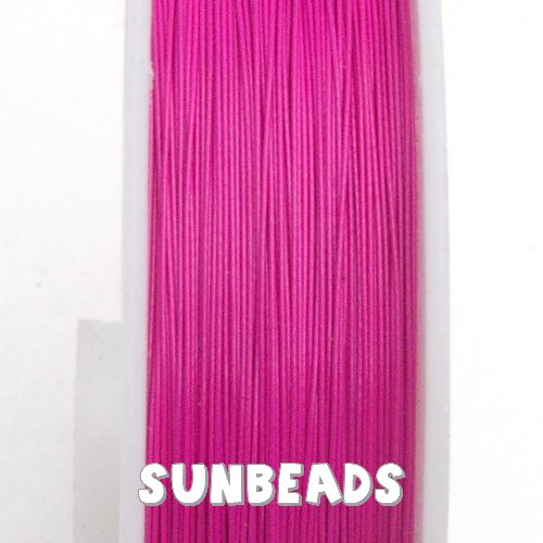 Gecoat staaldraad roze, 0.38mm - Klik op de afbeelding om het venster te sluiten