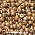 Rocailles 4mm (mat goud)