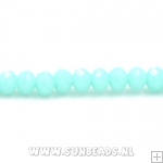 Facetkraal donut 3x2mm (mint)