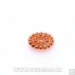 Metalen spacer 12mm (rosegoud)