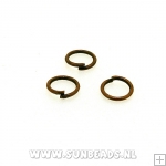 Ringetjes open 8mm (brons)