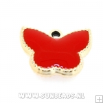 Kunststof hanger vlinder (rood)
