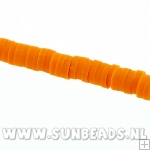 Fimo schijfje 4mm (oranje)