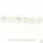 Facetkraal vierkant 3mm (wit)