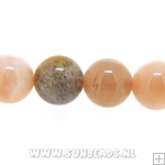 Halfedelsteen Sunstone rond 6mm