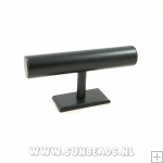 Armband standaard, liggend, PU leer, zwart, 1 rol Armband standaard, liggend, PU leer, zwart, 1 rol