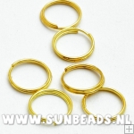 Splitring 10mm (goud)