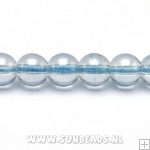 Glaskraal luster 10mm blauw