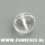 Facet kraal donut 16x12mm (crystal)