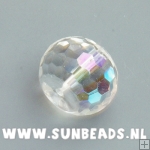 Facet kraal donut 16x12mm (crystal AB)