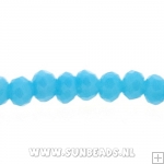 Facetkraal 4x3mm (turquoise)