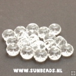 Facet kraal donut 12x8mm (crystal)