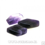 Halfedelsteen ruit (amethyst)