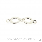 Metalen tussenstuk infinity (antique zilver)