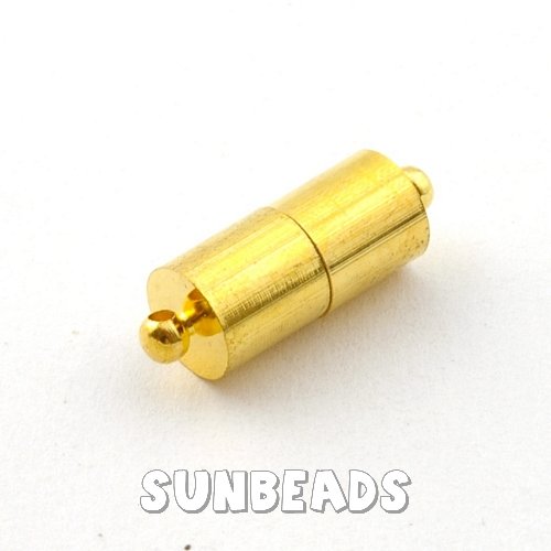 Magneetslot 17x8mm (goud) - Klik op de afbeelding om het venster te sluiten