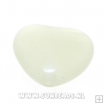 Halfedelsteen hart 15mm (new jade)