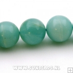 Halfedelsteen rond 14mm (amazonite)