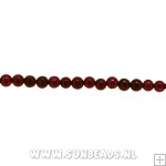 Halfedelsteen rond 3mm (red agaat)