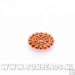 Metalen spacer 12mm (rosegoud)