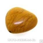 Halfedelsteen hartje 15mm (picture jasper)