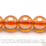 Glaskraal luster 12mm oranje