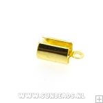 Veterklem rond 5x12mm (goud)