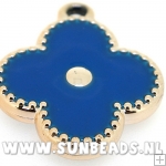 Kunststof hanger bloem (blauw)