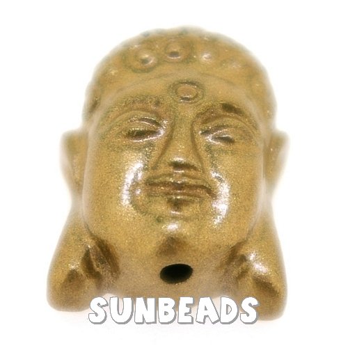 Resin kraal buddha 28mm (brons) - Klik op de afbeelding om het venster te sluiten