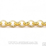 Jasseron 3mm rond (goud)