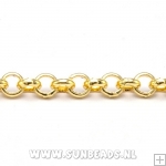 Jasseron 3mm rond (goud)