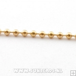 Ball chain ketting 4mm rose goud