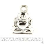 Metalen bedel buddha