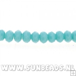 Facetkraal donut 3x2mm (zeegroen)
