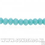 Facetkraal donut 3x2mm (zeegroen)