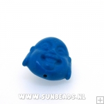 Halfedelsteen buddha turquoise