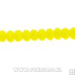 Facetkraal donut 3x2mm (geel)